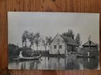 Originele fotokaart Schuitje varen - 1917, Ophalen of Verzenden, 1920 tot 1940, Gelopen, Noord-Holland