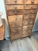 Oud houten laden kastje uit Parijs, Antiek en Kunst, Ophalen