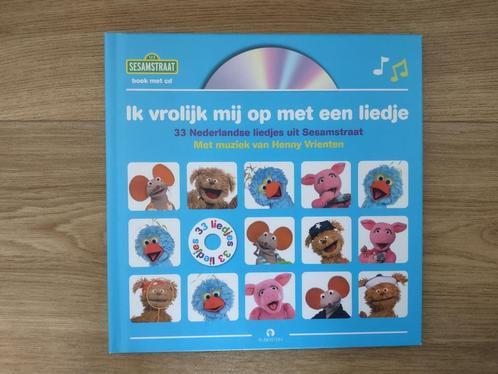 Ik vrolijk mij op met een liedje - Sesamstraat boek met cd, Cd's en Dvd's, Cd's | Kinderen en Jeugd, Gebruikt, Muziek, Tot 2 jaar