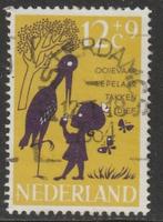 Nederland 1963 805 Kind 12c, Ooievaar, lepelaar, Gest, Postzegels en Munten, Postzegels | Nederland, Na 1940, Ophalen of Verzenden