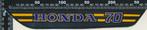 Sticker: Honda - 70 (2), Ophalen of Verzenden, Zo goed als nieuw, Auto of Motor
