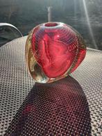 Unieke spijkerglas vaas uit Leerdam, Antiek en Kunst, Ophalen of Verzenden