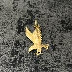 14 karaat gouden hanger adelaar kettinghanger, Ophalen of Verzenden, Zo goed als nieuw, Goud, Kruis of Symbool