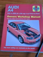 Haynes Werkplaatshandboek Audi A4 benzine & diesel 2001-2004, Auto diversen, Ophalen of Verzenden