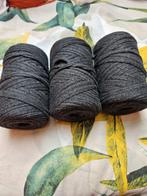 3 bollen zpagetti grijs, Hobby en Vrije tijd, Breien en Haken, Ophalen of Verzenden, Nieuw, Breien of Haken, Wol of Garen