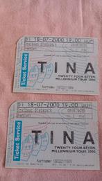 Twee concertkaarten Tina Turner 18 juli 2000 Groningen., Twee personen