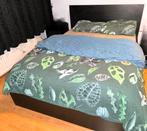 IKEA Malm bed 140x200 frame + lattenbodem (zonder matras), Huis en Inrichting, Slaapkamer | Bedden, Ophalen, Gebruikt, Bruin, Tweepersoons