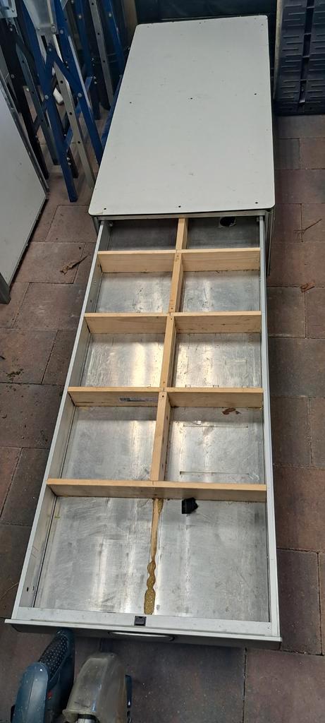 Nog een nette dubbele ladenkast van 1.25 lang en 50cm breed, Auto diversen, Aanhangwagen-onderdelen, Gebruikt, Ophalen