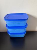 Tupperware Diepvries Doosjes 450ml (3 stuks), Huis en Inrichting, Keuken | Tupperware, Ophalen of Verzenden, Nieuw, Blauw, Bak of Kom