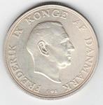 26-069 Denemarken 2 kronen 1958, Ophalen of Verzenden, Overige landen, Losse munt, Zilver