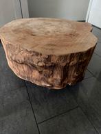 Boomstamtafel, Ophalen of Verzenden, Zo goed als nieuw, Rond, 75 cm of meer