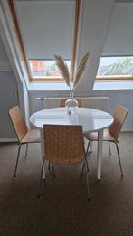 Ikea design stoelen 4 x eliot bamboe, Ophalen, Gebruikt, Metaal, Twee