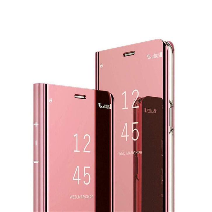 Clear View cover Samsung Galaxy A53 rose/goud - donker blauw, Telecommunicatie, Mobiele telefoons | Hoesjes en Frontjes | Samsung