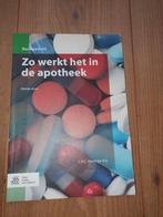 Zo werkt het in de apotheek, Boeken, Ophalen, Zo goed als nieuw, MBO