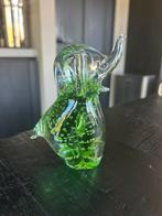 Spijkerglas Olifant Groen Glas, Ophalen of Verzenden