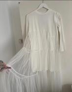 Witte Tule Jurk Maat L, Kleding | Dames, Jurken, Wit, Maat 42/44 (L), Nieuw, Ophalen of Verzenden