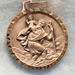 Mooie kleine Christoffel hanger metaal Maria, Gebruikt, Ophalen of Verzenden, Zilver, Overige materialen