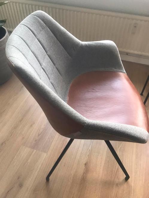 Zuiver Doulton stoel, Huis en Inrichting, Fauteuils, Gebruikt, Leer, Ophalen