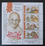 Tonga 2016 Gandhi Michel blok 100 postfris, Postzegels en Munten, Postzegels | Thematische zegels, Verzenden, Postfris, Dier of Natuur