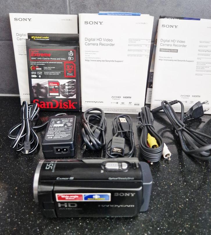 Sony Film Camera HDR CX 250 ZGAN, Verzamelen, Fotografica en Filmapparatuur, Filmcamera, 1980 tot heden, Ophalen of Verzenden