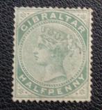 Z232      GIBRALTAR     Mi.8a*    Dofgroen, Ophalen of Verzenden, Overige landen, Postfris