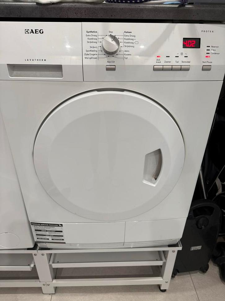 AEG Lavatherm Protex Warmtepomp Droger, Witgoed en Apparatuur, Wasdrogers, Gebruikt, Condens, Voorlader, 6 tot 8 kg, 85 tot 90 cm