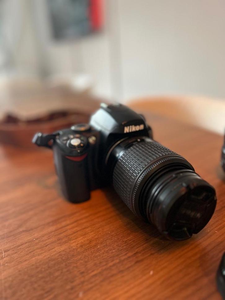 Spiegelreflex camera Nikon D40 met 2 lenzen, Audio, Tv en Foto, Fotocamera's Digitaal, Gebruikt, Spiegelreflex, Nikon, Geen optische zoom