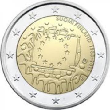2 Euro Finland 2015 - 30 jaar Europese Vlag - UNC beschikbaar voor biedingen