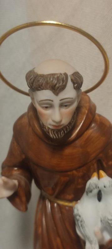 125 Beeldje Heilge Franciscus met duifjes - porselein beschikbaar voor biedingen