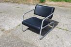 Base-x Lederen Design Fauteuil, Ophalen, Gebruikt, Design, 75 tot 100 cm