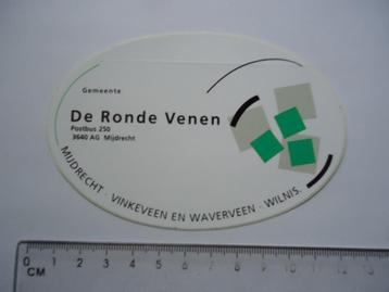 sticker DE RONDE VENEN Mijdrecht vinkeveen waverveen wilnis beschikbaar voor biedingen