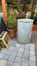 Plantenbak voor boom, gegalvaniseerd, Tuin en Terras, Bloembakken en Plantenbakken, Ophalen, Rond, Zo goed als nieuw, Metaal