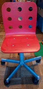 Bureaustoel voor kinderen, rood (ikea)., Ophalen, Zo goed als nieuw, Rood, Bureaustoel