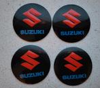 Set van 4 aluminium Suzuki wieldopstickers naafkapstickers., Ophalen of Verzenden, Nieuw