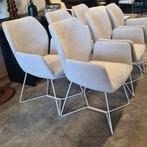 6 x Eetkamerstoel Misaki Beehive White van Jesper Home, Ophalen, Info@jesperhome.nl, Nieuw, Metaal