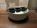 Gusta / schaal met saus bakjes - barbecue serveerschaal, Huis en Inrichting, Keuken | Potten en Pannen, Ophalen of Verzenden, Zo goed als nieuw