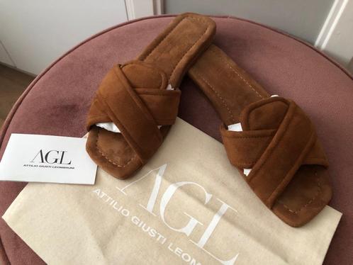 agl suede haselnutt sandals mules slippers sandalen | 37, Kleding | Dames, Schoenen, Nieuw, Sandalen of Muiltjes, Bruin, Verzenden