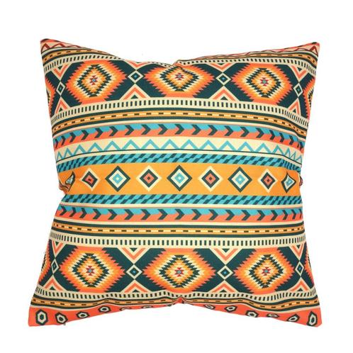 Mexicaanse kussenhoes Enrique linnenlook | 44 x 44 cm, Huis en Inrichting, Woonaccessoires | Kussens, Nieuw, Overige kleuren, Vierkant