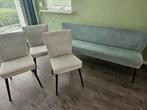 Eetkamerbankje en 3 stoelen, Huis en Inrichting, Stoelen, Ophalen, Zo goed als nieuw, Vijf, Zes of meer stoelen