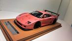 Ferrari F40 lemans 1996 press metallic pink tecnomodel 1.18, Overige merken, Ophalen of Verzenden, A, A