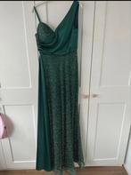 Groene galajurk, Kleding | Dames, Gelegenheidskleding, Galajurk, Maat 42/44 (L), Ophalen of Verzenden, Zo goed als nieuw