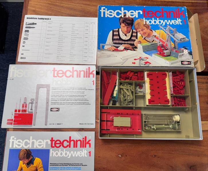 Fischertechnik Hobbywelt 1 (30627), Kinderen en Baby's, Speelgoed | Educatief en Creatief, Zo goed als nieuw, Knutselen, Bouwen