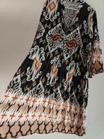 Bohemian dress xl midi jurk Aztec Ibiza print Greek holiday, Kleding | Dames, Jurken, Ophalen of Verzenden, Zo goed als nieuw