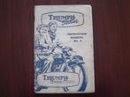 Triumph Tiger Cub Terrier 1955 motorcycle instruction manual, Ophalen of Verzenden, Triumph