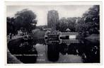 Leeuwarden 1950. Vrouwepoortsbrug met Oldehove., Verzamelen, Ophalen of Verzenden, 1940 tot 1960, Gelopen, Friesland