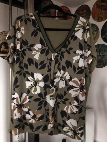Miss Etam groen shirt, maat XL. beschikbaar voor biedingen
