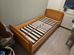 Houten bed 200x90, Huis en Inrichting, Ophalen, 90 cm, Eenpersoons, Zo goed als nieuw