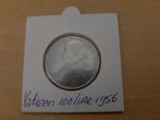 Vaticaan 100 lire 1956, Ophalen of Verzenden, Overige landen, Losse munt