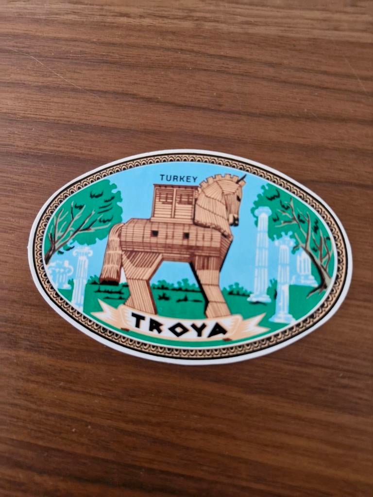5746 Turkije Troje Sticker, Ophalen of Verzenden, Nieuw, Overige typen
