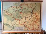 Schoolkaart België en Luxemburg, Antiek en Kunst, Antiek | Schoolplaten, Ophalen of Verzenden, Aardrijkskunde